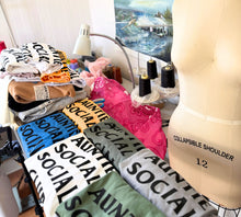 Load image into Gallery viewer, Auntie Social Social Club Upcycled T-shirt