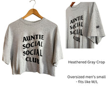 Load image into Gallery viewer, Auntie Social Social Club Upcycled T-shirt