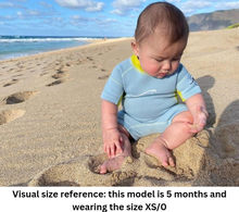 Load image into Gallery viewer, 2.5mm Hawaiian Supʻpaman Ultrasoft Baby, Toddler, and Kids Yamamoto Short sleeve Shorty Wetsuit