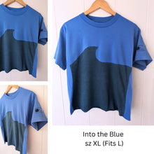 Load image into Gallery viewer, Upcycled Wave T-shirts