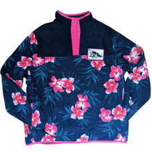 Load image into Gallery viewer, Peggy Oki Radical Aunties Upcycled Hibiscus Fleece
