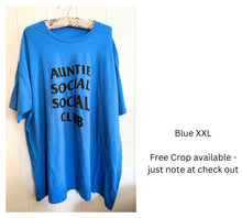 Load image into Gallery viewer, Auntie Social Social Club Upcycled T-shirt