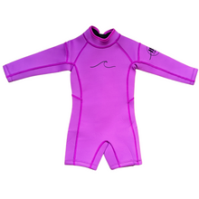 Load image into Gallery viewer, 2.5mm Ultrasoft Baby, Toddler, and Kids Yamamoto Longsleeve Shorty Wetsuit