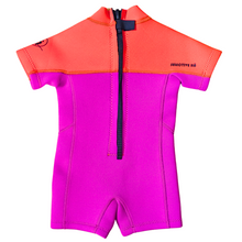 Load image into Gallery viewer, 2.5mm Ultrasoft Hua Neoprene Short Sleeve Springsuit Wetsuit for Babies + Toddlers