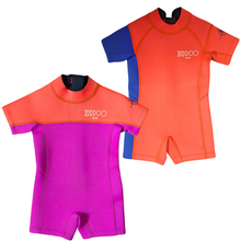 Load image into Gallery viewer, 2.5mm Ultrasoft Hua Neoprene Short Sleeve Springsuit Wetsuit for Babies + Toddlers