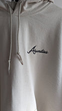 Load image into Gallery viewer, Aunties Embroidered Unisex Hoodie with wave sleeve detail
