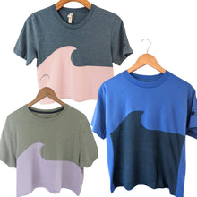 Load image into Gallery viewer, Upcycled Wave T-shirts