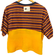 Load image into Gallery viewer, Peggy Oki Radical Aunties Upcycled Roadstripe T