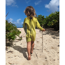 Load image into Gallery viewer, 1.5mm Ultrasoft Baby, Toddler and Kids Long Sleeve Shorty Wetsuit