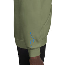 Load image into Gallery viewer, Aunties Embroidered Unisex Hoodie with wave sleeve detail