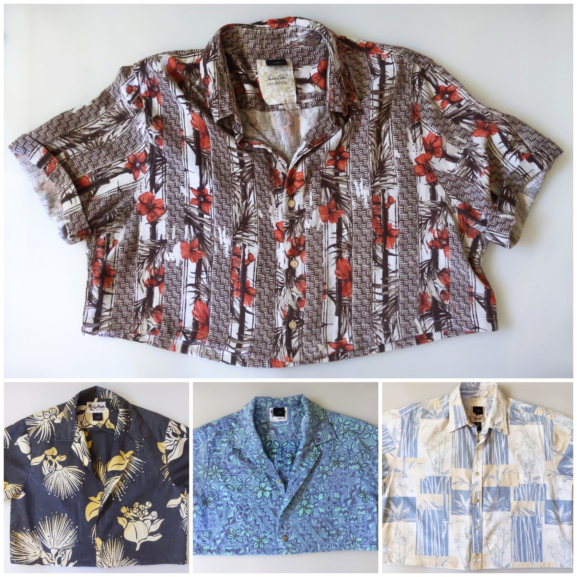 Cropped Vintage Aloha Shirts – Selective HA
