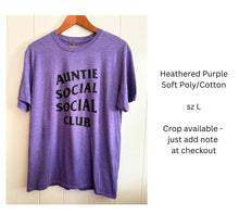 Load image into Gallery viewer, Auntie Social Social Club Upcycled T-shirt
