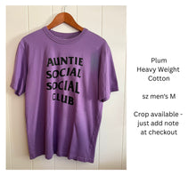 Load image into Gallery viewer, Auntie Social Social Club Upcycled T-shirt
