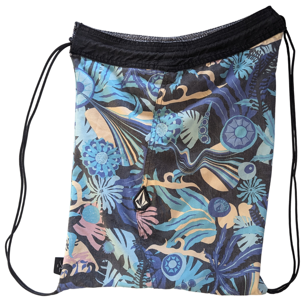 Upcycled Boardshorts Sling Backpack