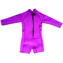 Load image into Gallery viewer, 2.5mm Ultrasoft Baby, Toddler, and Kids Yamamoto Longsleeve Shorty Wetsuit
