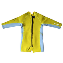 Load image into Gallery viewer, 1.5mm Ultrasoft Baby, Toddler and Kids Long Sleeve Shorty Wetsuit
