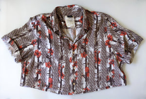 Cropped Vintage Aloha Shirts