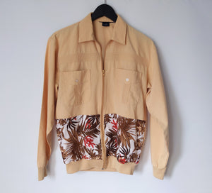Upcycled Fire Flower Lightweight Campus Jacket
